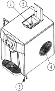 Kogan Ice Cube Maker & Water Dispenser Overview B