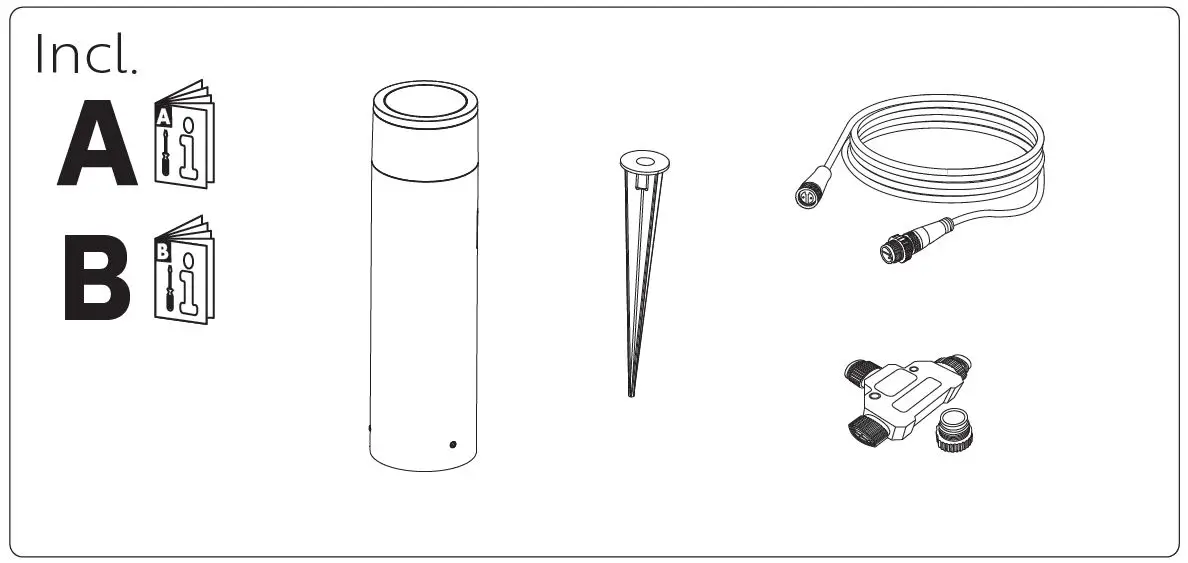 PHILIPS 8718696170557 Calla Large Extension Fig1