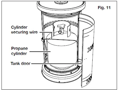 SUNJOE SJPPH48 Outdoor Propane Heater FIG 12