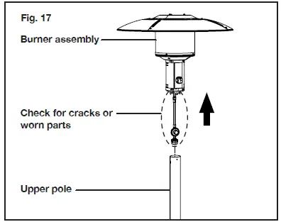 SUNJOE SJPPH48 Outdoor Propane Heater FIG 18