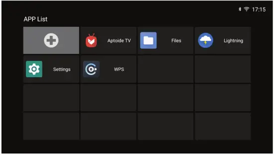 acer Smart Projector System - aPP list