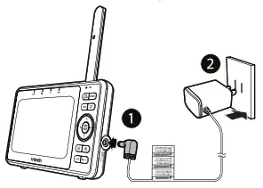 vtech VM902 WiFi 1080p Pan and Tilt Vedio Monitor - Connect the baby monitor 7