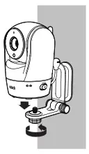 vtech VM902 WiFi 1080p Pan and Tilt Vedio Monitor - Mount The Baby unit 4