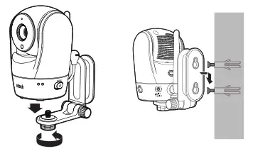 vtech VM902 WiFi 1080p Pan and Tilt Vedio Monitor - Mount The Baby unit 4or