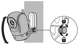 vtech VM902 WiFi 1080p Pan and Tilt Vedio Monitor - Mount The Baby unit 5