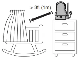 vtech VM902 WiFi 1080p Pan and Tilt Vedio Monitor - Test the Sound Level Ans Position Vedio Monitor 2