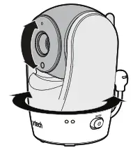 vtech VM902 WiFi 1080p Pan and Tilt Vedio Monitor - Test the Sound Level Ans Position Vedio Monitor 3