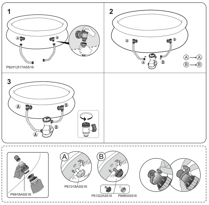 Bestway 58390 Swimming Pool Filter Pump - Fig 3