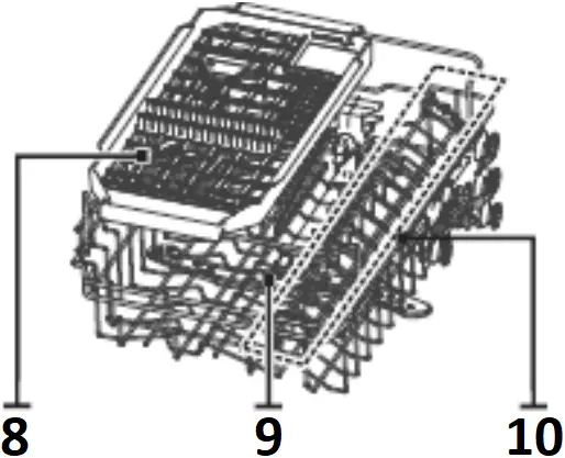 Amica EGSPV 596 200 Dishwasher - 3