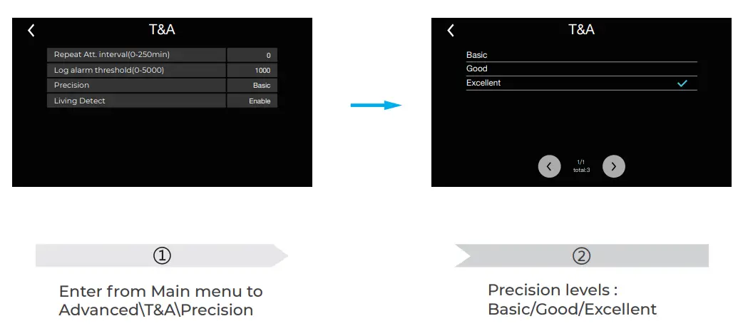 ANVIZ FaceDeep 3 Smart Face Recognition System - app