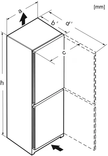 Installation dimensions