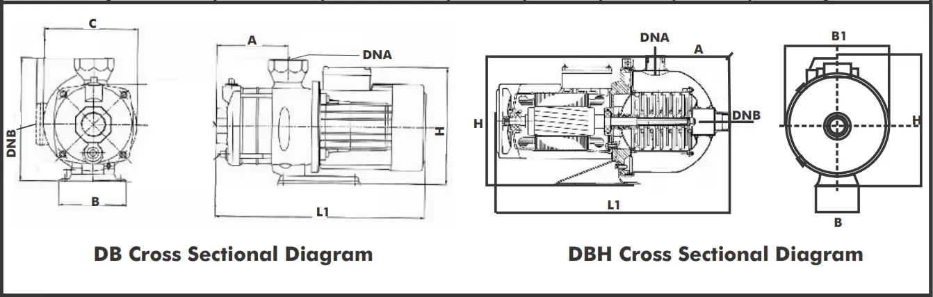 DAYLIFF DB2 Horizontal Multistage Pumps - fig 2