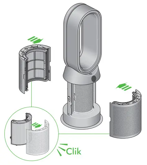 dyson Purifier Hot Plus Cool - carbon filter