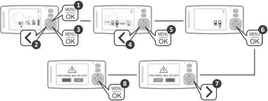 axvue E722 TO DELETE A CAMERA