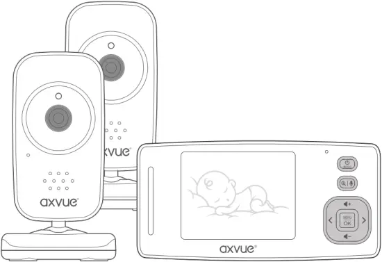 axvue E722 Video Baby Monitor