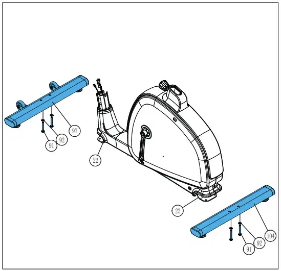 TUNTURI Upright Bike D2