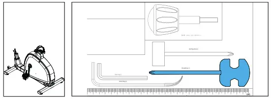 TUNTURI Upright Bike D3-