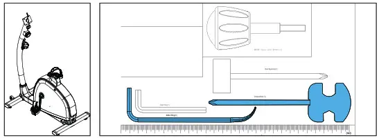 TUNTURI Upright Bike D4=