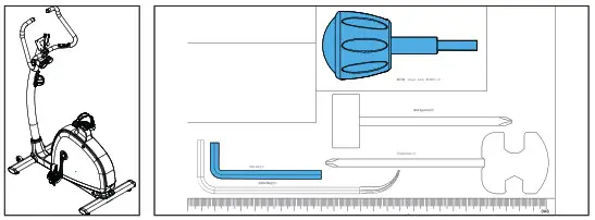 TUNTURI Upright Bike D5-