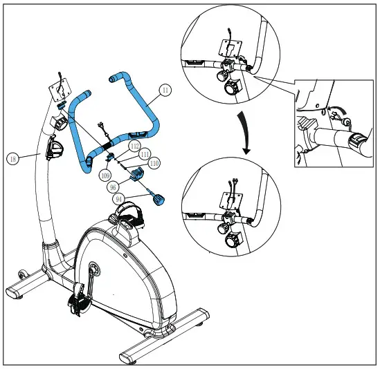 TUNTURI Upright Bike D5