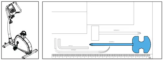 TUNTURI Upright Bike D6=