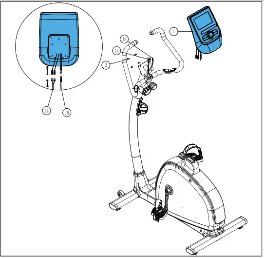 TUNTURI Upright Bike D6