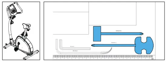 TUNTURI Upright Bike D7=