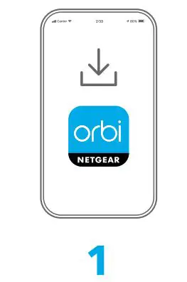 NETGEAR Orbi RBKE963 WiFi 6E Mesh System - Download the Orbi app and install your Orbi WiFi system
