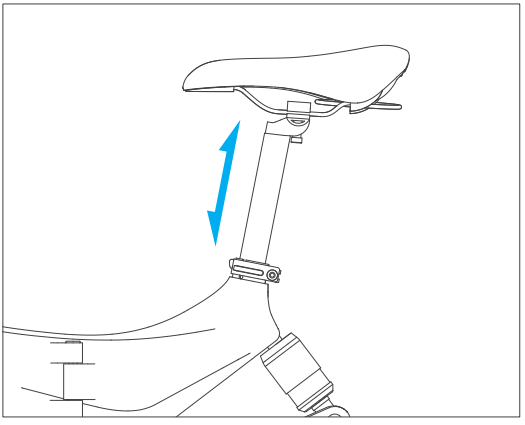 Jupiter Bike Discovery X7 Folding Electric Bike - Adjust the saddle until