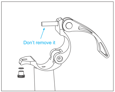Jupiter Bike Discovery X7 Folding Electric Bike - nut and gasket but
