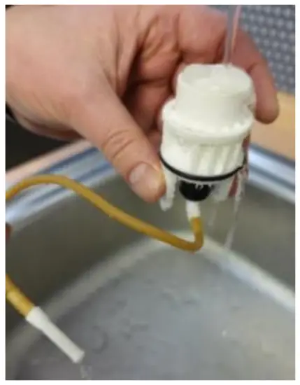 Tappet and one-way line