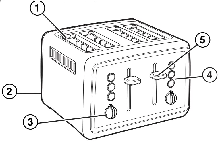 Hamilton Beach 24798 Modern Chrome Refresh Toaster-