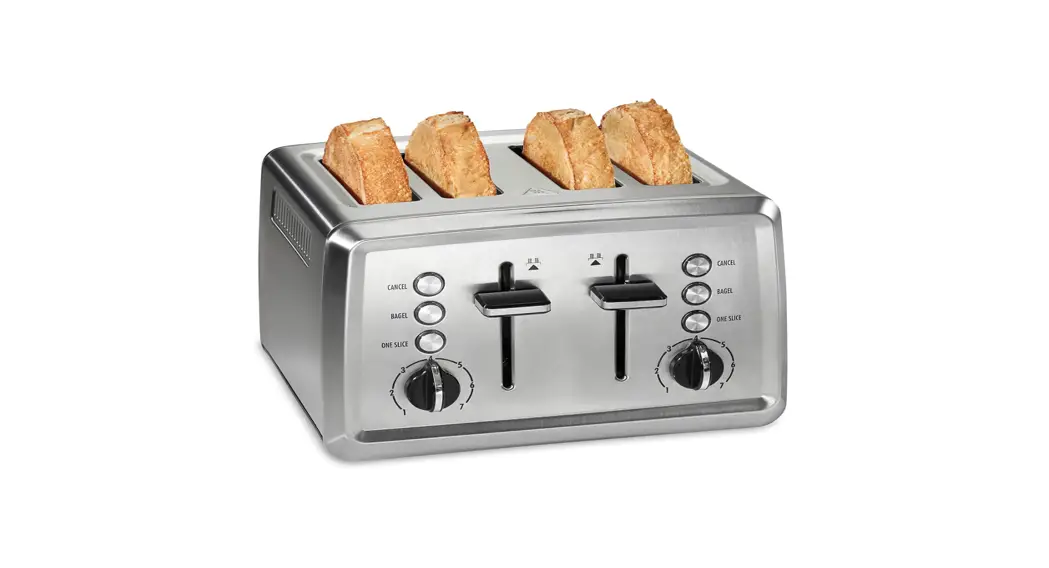 Hamilton Beach 24798 Modern Chrome Refresh Toaster Instruction Manual