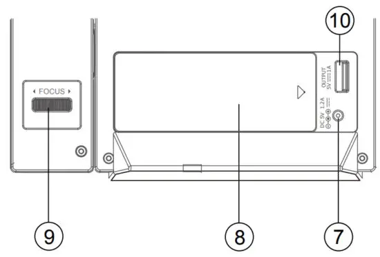 EXPLORE SCIENTIFIC RPW3009 Weather Projection Clock - figure 2