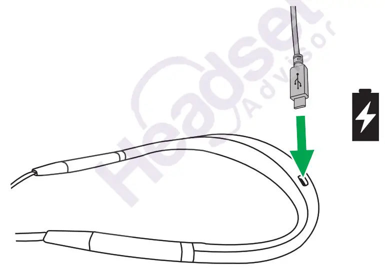 Jabra Evolve 75e In Ear Wireless Headphones - How to charge 1