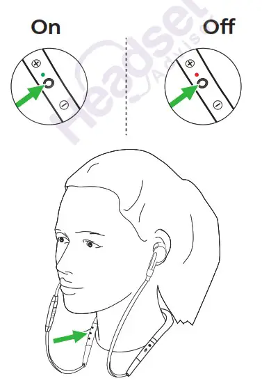 Jabra Evolve 75e In Ear Wireless Headphones - How to connect 1