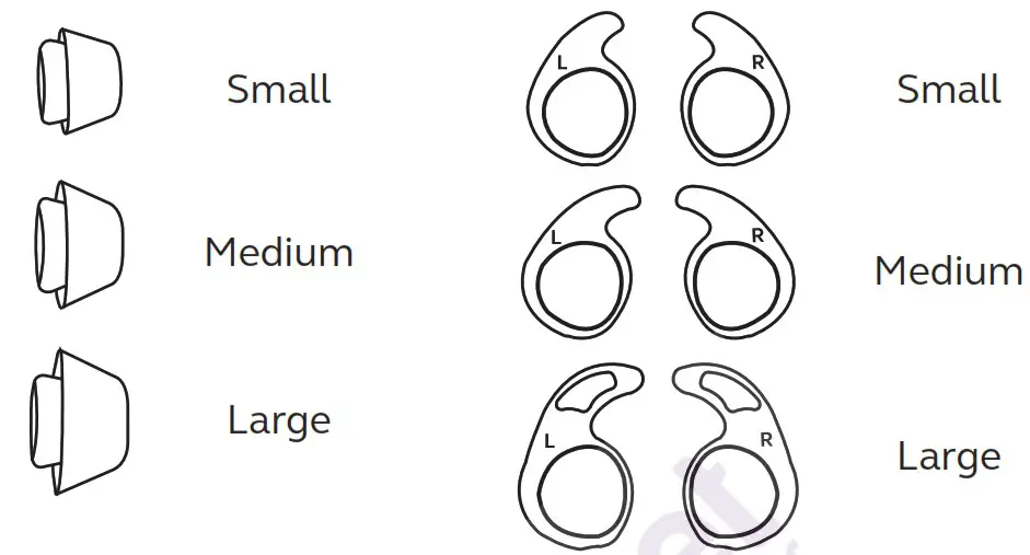 Jabra Evolve 75e In Ear Wireless Headphones - How to wear 2