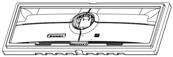 Attaching the monitor to the base