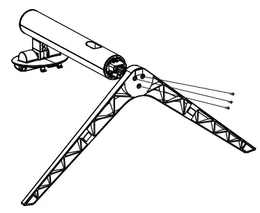 Attaching the monitor to the base