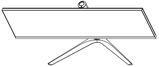 Attaching the monitor to the base