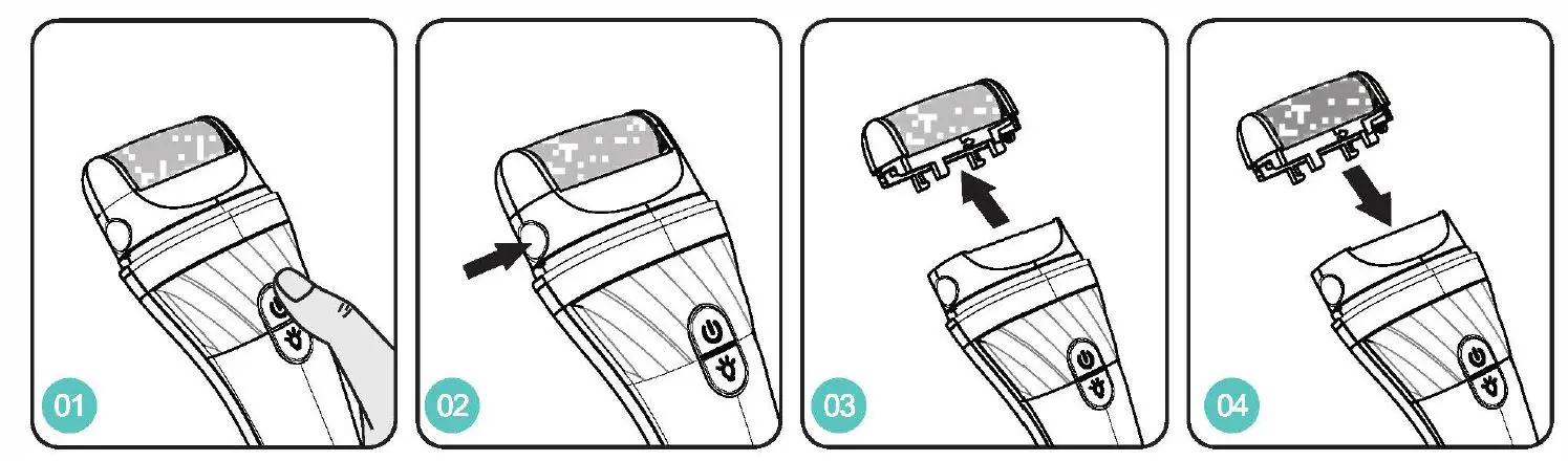 STREX MJ-1 Electric Callus Remover Kit-fig5