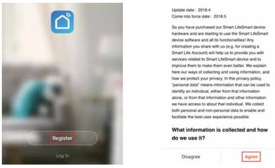 Registration process