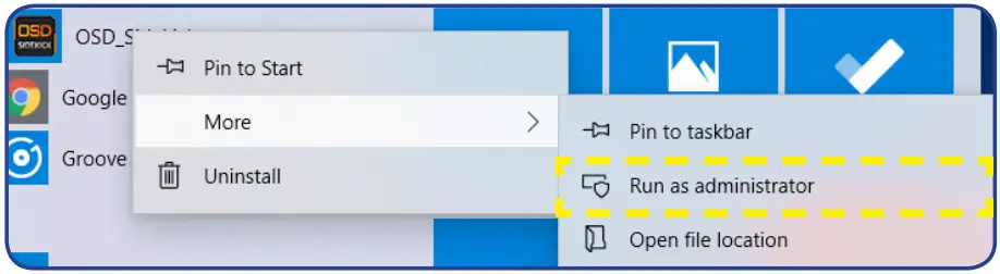 Launching the Software