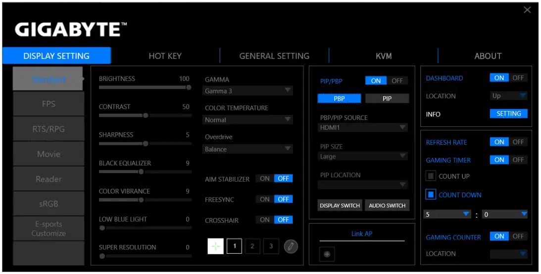 Configuring the Settings