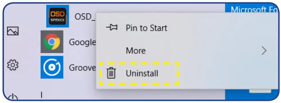 Uninstalling the Software