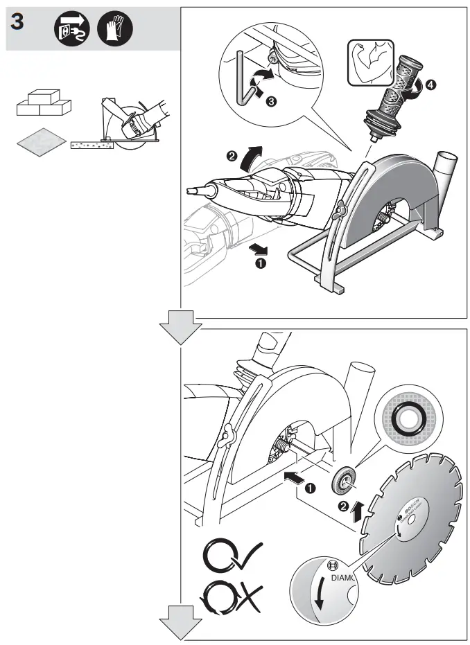 BOSCH GWS 22 180 LVI Professional Angle Grinder - 13