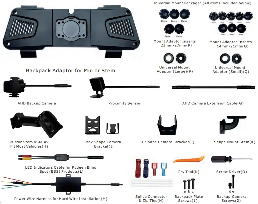 Rydeen Mobile TOMBO 360 ProKit 1 Surround View Dash Camera 1