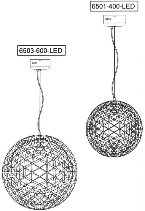 Search Light 6501-400-led Led Ceiling Pendant Instructions