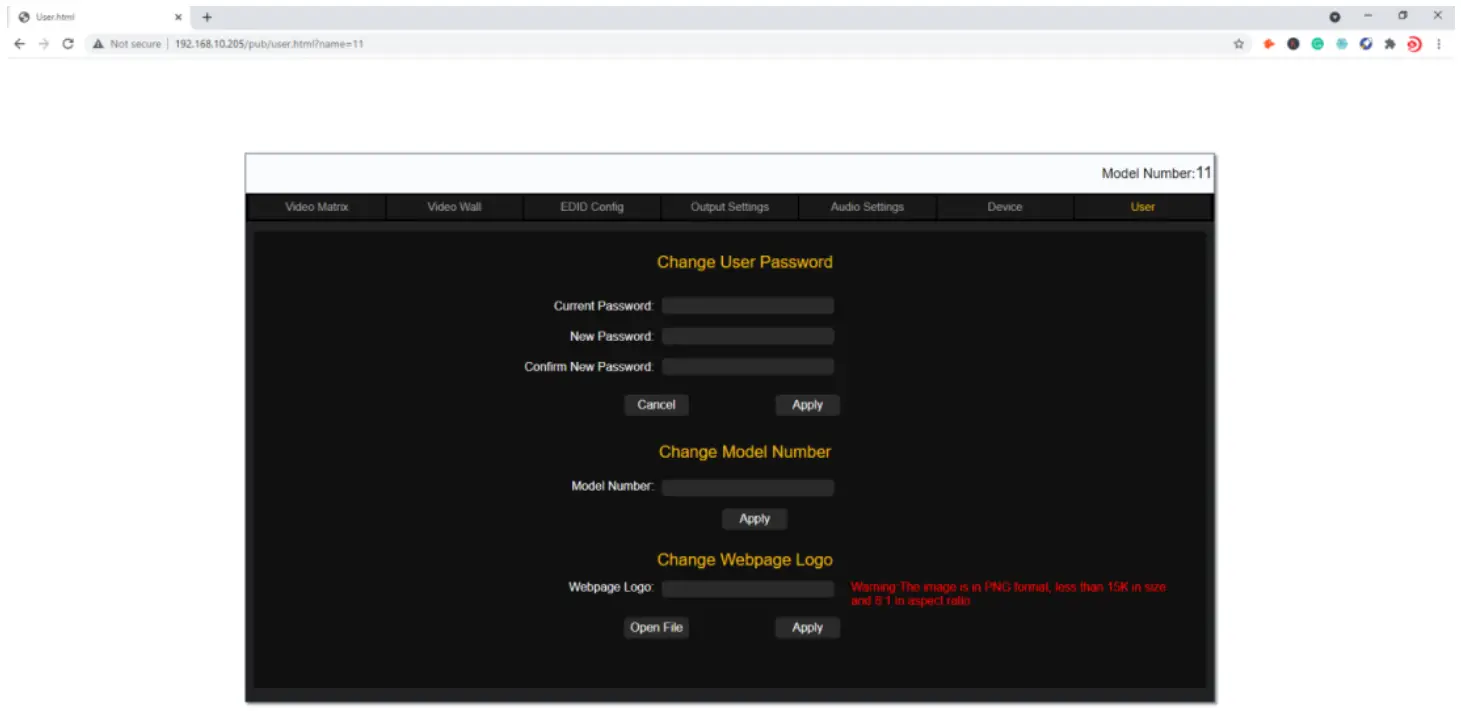 4K2K 4x4 and 8x8 HDMI Matrix Switcher with VW seamless switch and EDID Matrix Switcher control