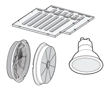 XOI33SC XOI Series 33 Inch Custom Hood Insert - Front of hood 10